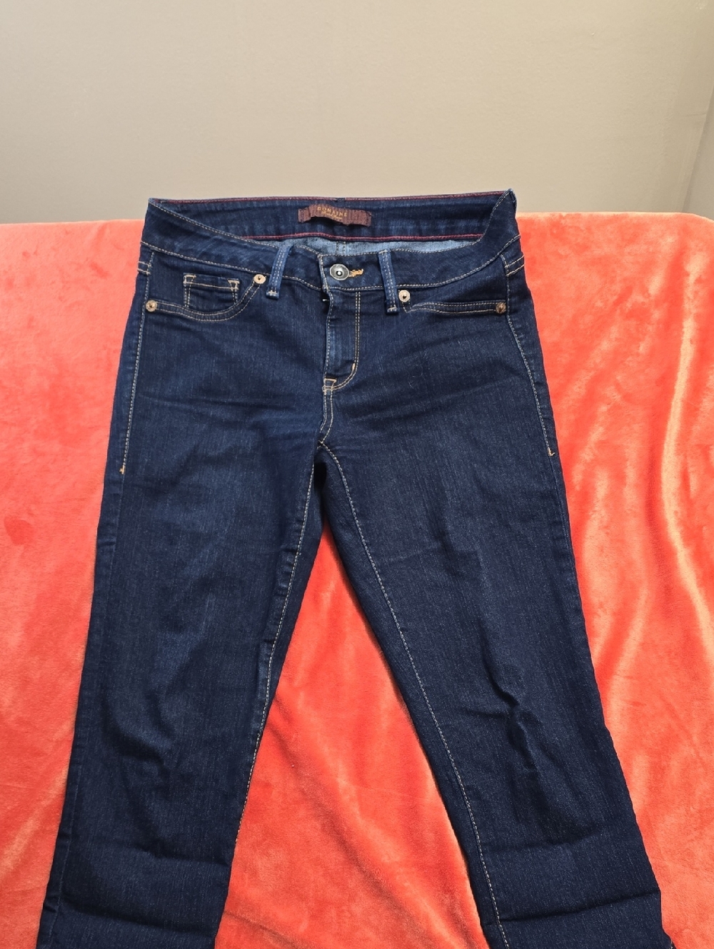 Women's Domaine Dark Blue Skinny Jeans — Stretch Slim Fit